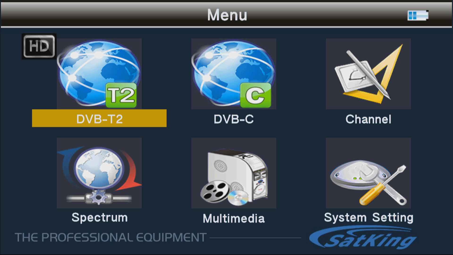 SatKing 2500C High Definition Terrestrial TV Meter